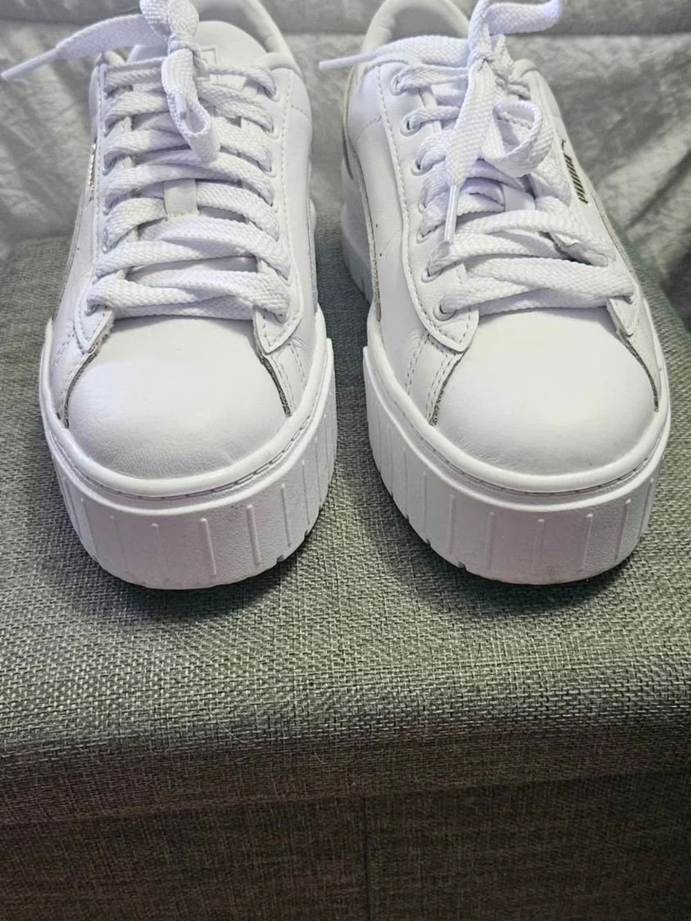 Puma White Platform Sneakers